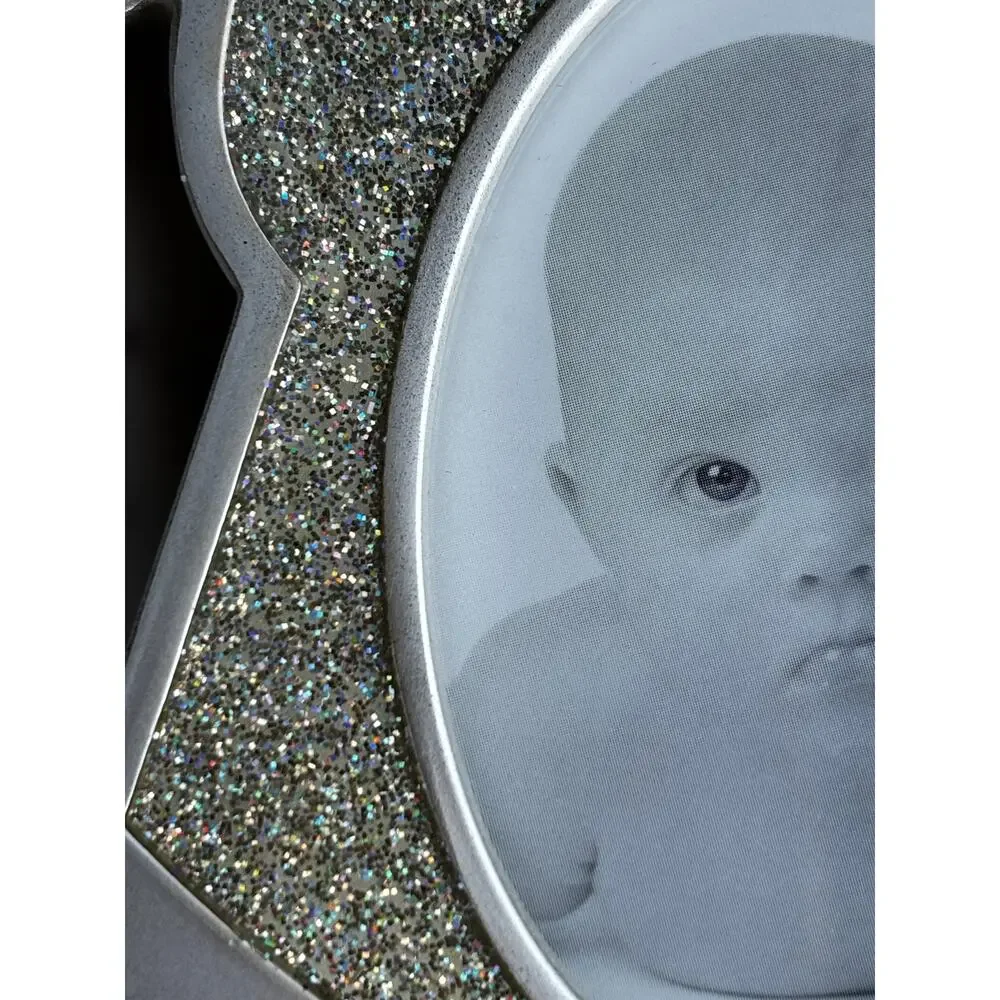 NWT Royal Limited Silver Rock a Bye Baby Rocking Horse Photo Frame w/ Box